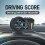 Car Head Up Display with OBD GPS Integration, Gesture Control, Windshield Mount – A590Max 3