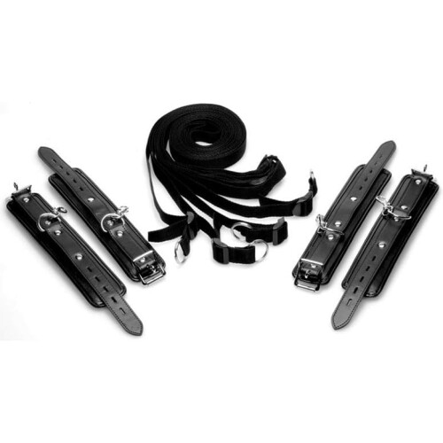 Bed Restraints AE921 Bondage Handcuffs Multicoloured One Size 1