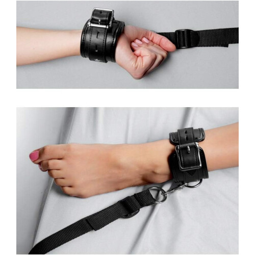 Bed Restraints AE921 Bondage Handcuffs Multicoloured One Size 2