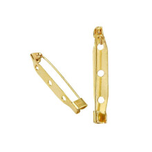 200pcs 3.5cm Golden Brooch Pin Bar Clasp Brooch Safety for Craft Jewelry DIY Making