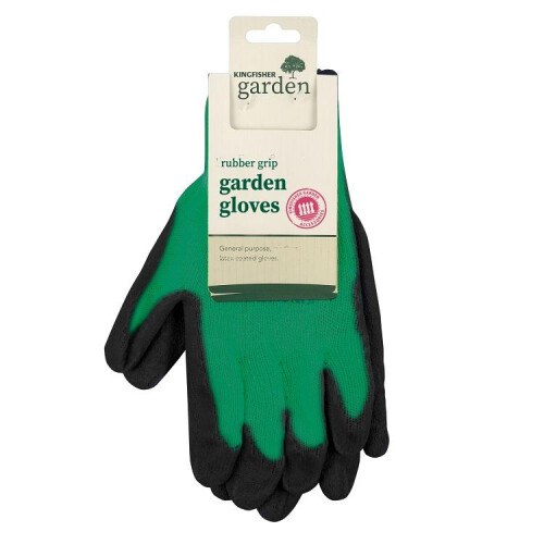 Kingfisher Kingfisher Medium Rubber Grip Garden Gloves