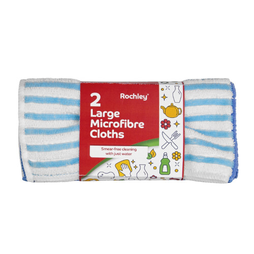 Wilsons Microfibre Cleaning Cloth 2pk