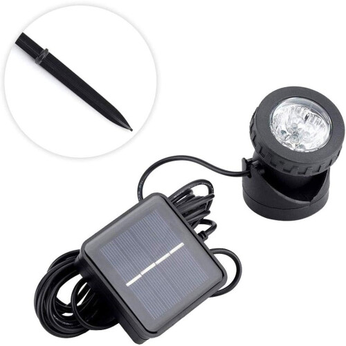 Solar Underwater Light, 6LED Spotlight for Garden Pond and Yard, EnergyEfficient Solar Powered, Auto Light Control 2