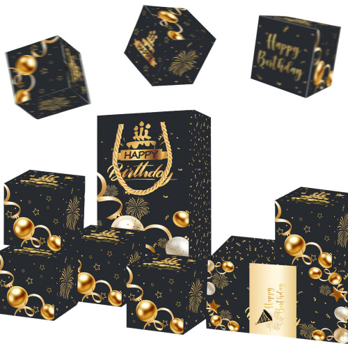 Popup Celebration Box With 10 Secret Compartments Surprise-A