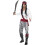 Smiffy's (L, Black/White/Red) Smiffys Mens Pirate Costume 1