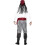 Smiffy's (L, Black/White/Red) Smiffys Mens Pirate Costume 2