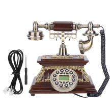 Antikes Tischtelefon, Vintage-Festnetztelefon, Retro-Schnurtelefon, hörgerätekompatibel, Notruftelefon, sichtbare Klingelanzeige, zuverlässige