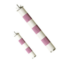 2lots Hygienic Bird Claws Trimming Perches Ceramic Pet-Purple