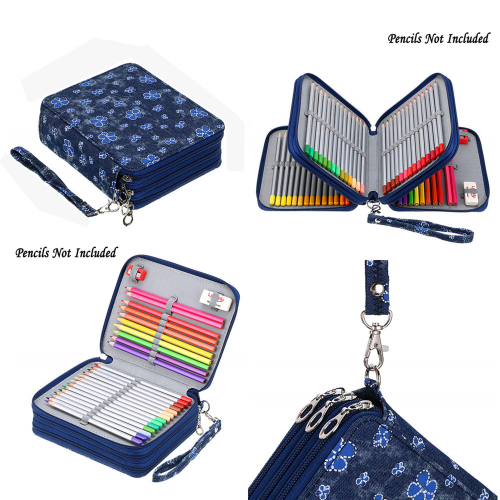 Secure Zipper Closure Organizer for Creative Minds, Multi-Purpose Use with Waterproof Material, Portable Design & Hand Strap, Ample Storage Space 2