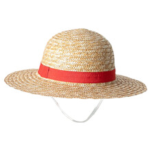 Ruffy Pirate Straw Hat, Anime Luffy Cosplay Hat for Halloween Costume