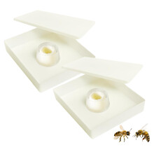 Bijenteelt Feeder 6L Lekvrij Duurzaam ABS Plastic Top-2 STUKS