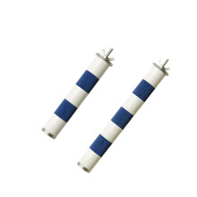 2pcs Scratch Resistant Ceramic Parrots Perches Avian Claws-Blue