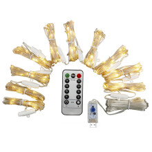 Magical Remote Controlled String Lights, Waterproof Twinkle String Lights That Sparkle In Any Weather, Battery Operated Fairy Lights For