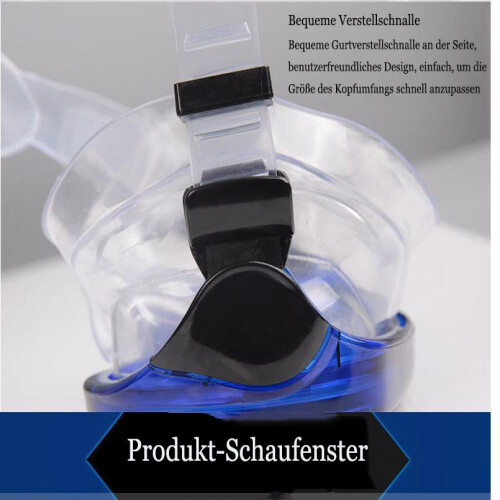 Υποαλλεργική, μαλακή, επαγγελματική μάσκα κατάδυσης με αναπνευστήρα από 2
