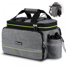 Bolsa para bicicleta: eleve sua experiência de pedalada, com bolsos laterais expansíveis para armazenamento flexível e alça de ombro ajustável