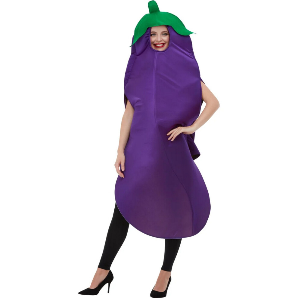 Smiffy's Unisex Adult Aubergine Costume Set
