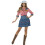 Smiffy's Smiffys Womens/Ladies Rodeo Doll Costume Set 1