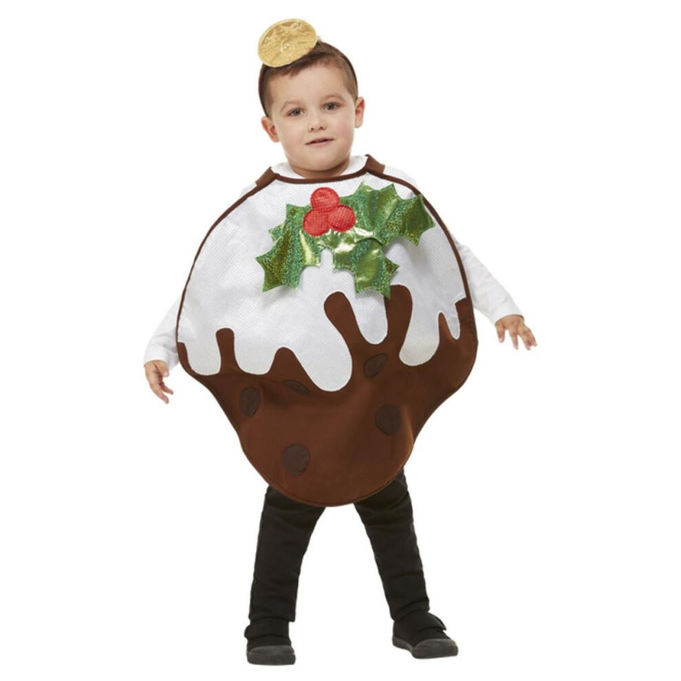 Smiffy's Childrens/Kids Christmas Pudding Glitter Costume Set