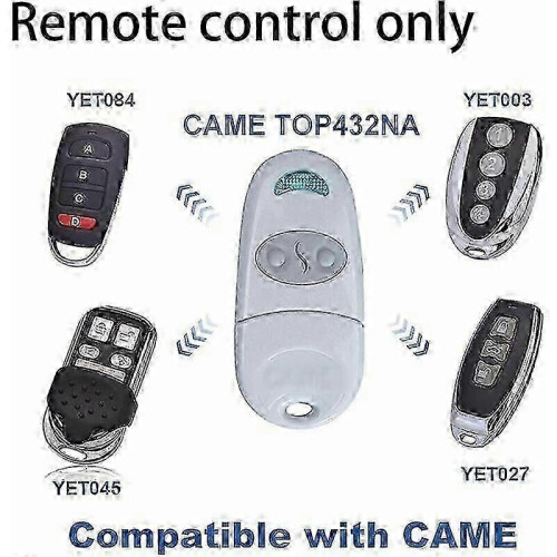 Original Came Top432na Remote Control - Fixed Code Frequency 433.92 Mhz 2