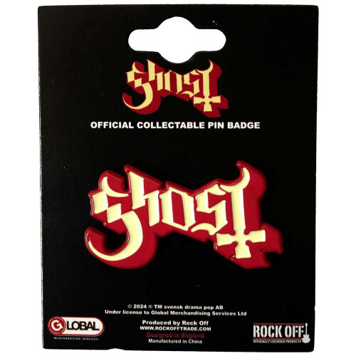 Ghost Ghost Logo Shadow Badge