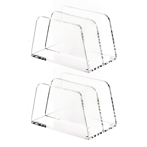 Organiseur de bureau transparent polyvalent,-Deux forfaits