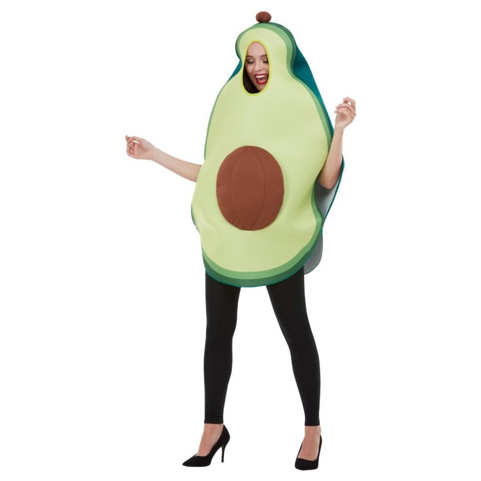 Smiffy's Unisex Adult Avocado Costume Tabard Not,Specified