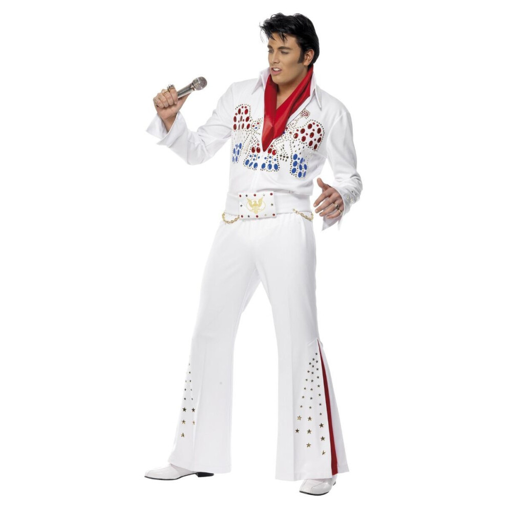 Smiffy's Unisex Adult Elvis Presley Eagle Costume Set Not,Specified