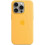 (Sunshine) For Apple iPhone 15 Pro Silicone Case with MagSafe 1