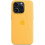 (Sunshine) For Apple iPhone 15 Pro Silicone Case with MagSafe 2