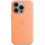 (Orange Sorbet) For Apple iPhone 15 Pro Silicone Case with MagSafe 1