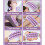 Foam Roller For Muscles, ThreeRow Deep Tissue Relaxation Tool For Athletes Purple 3