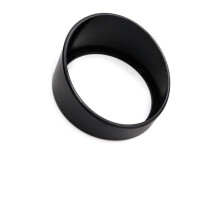 Sleek Black Hood Shield for 52mm Gauges Glare Protection Instrument Cluster Hood Shield