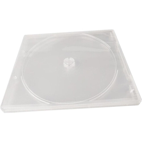 Clear CD Cases 10Piece Set  Waterproof Portable CD/DVD Storage Replacement Case, Transparent Plastic 2