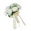 Realistic Flower Essential Accessory-White rose gold thre 1