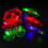 6x Plastic Heart Light Up Eyewear Safe Glowing Accessories-Red 5