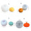 Reusable Halloweens Silicone Mould Set Star Moon-Pumpkin bat 4