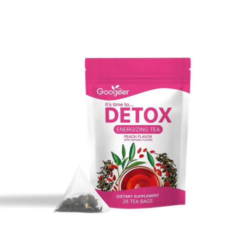 (1pcs)Detox Energizing Tea Peach Flavored Digestive Health Tea For Gut Cleansing for All Skin Types