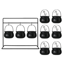 Plastic Halloween Witches Pot Set With Rustproof Metal-9PCS
