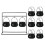 Plastic Halloween Witches Pot Set With Rustproof Metal-9PCS 1