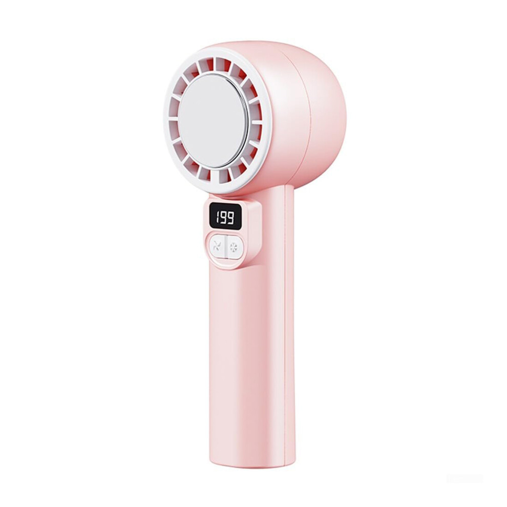 Usb Rechargeable Mini Fan Portable Handheld Fan With-Rose F8 7696001466568