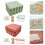 9Pcs 32x32cm Foam Knitting Blocking Mat with 100Pcs T Pin-Red 3