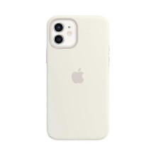 iPhone 12, 12 Pro APPLE silicone white MagSafe protective case