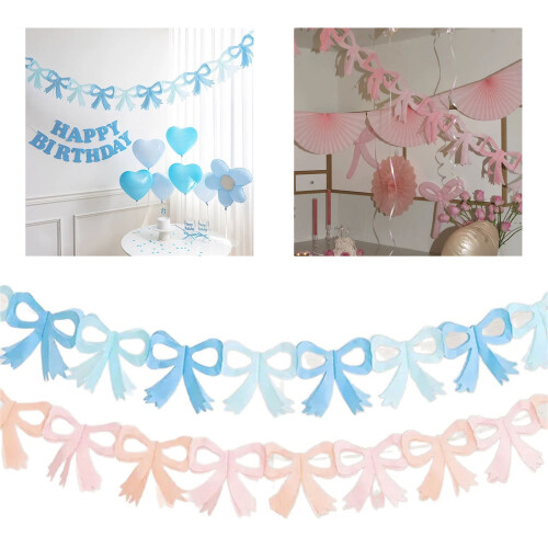 Drapeaux recyclables de guirlande de bannières de danse de-Rose 2