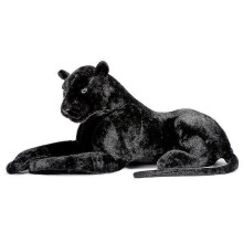 Deluxe Paws Large Black Panther Realistic Stuffed Plush Soft Toy 100cm  xi   -Sy
