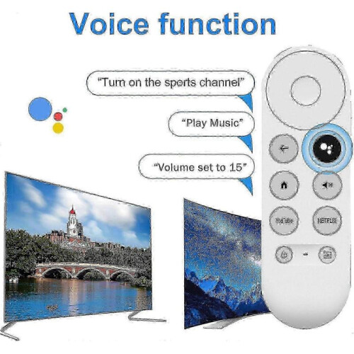 Google Chromecast 4K with Bluetooth Voice Remote - Snow White | Stream Netflix, YouTube | Fast Setup 1