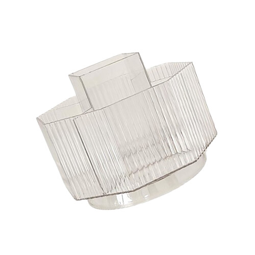 Rotating Makeup Brush Holder, Dustproof, Waterproof, Plastic, 320g