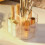Rotating Makeup Brush Holder, Dustproof, Waterproof, Plastic, 320g 10