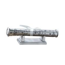 Klassieke decoratieve metalen souvenirs-doopcertificaat