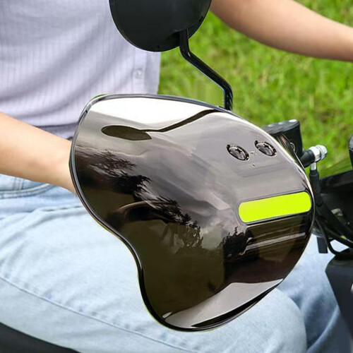 Waterproof Motorcycle Hand Guards with Reflective Strip for Winter Windproof Protection 1