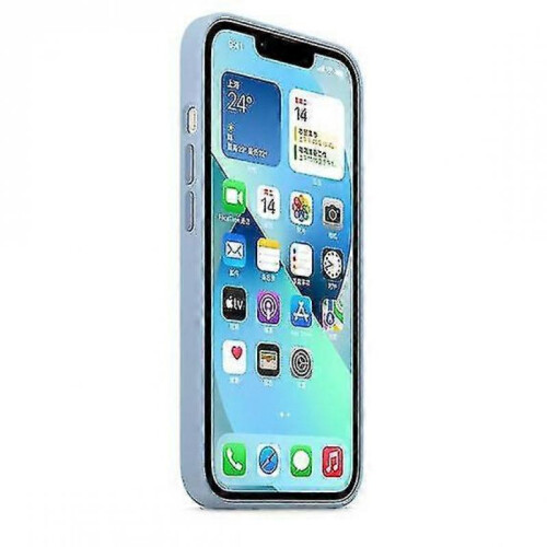 (Blue Fog) Silicone Case With Magsafe For Iphone 13 Mini Phone Case-mxbc 2